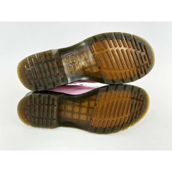 Dr Martens 1460 Pink Patent Leather Women's Size 10 Combat Boots 26425 42EU/8UK - Picture 4 of 12